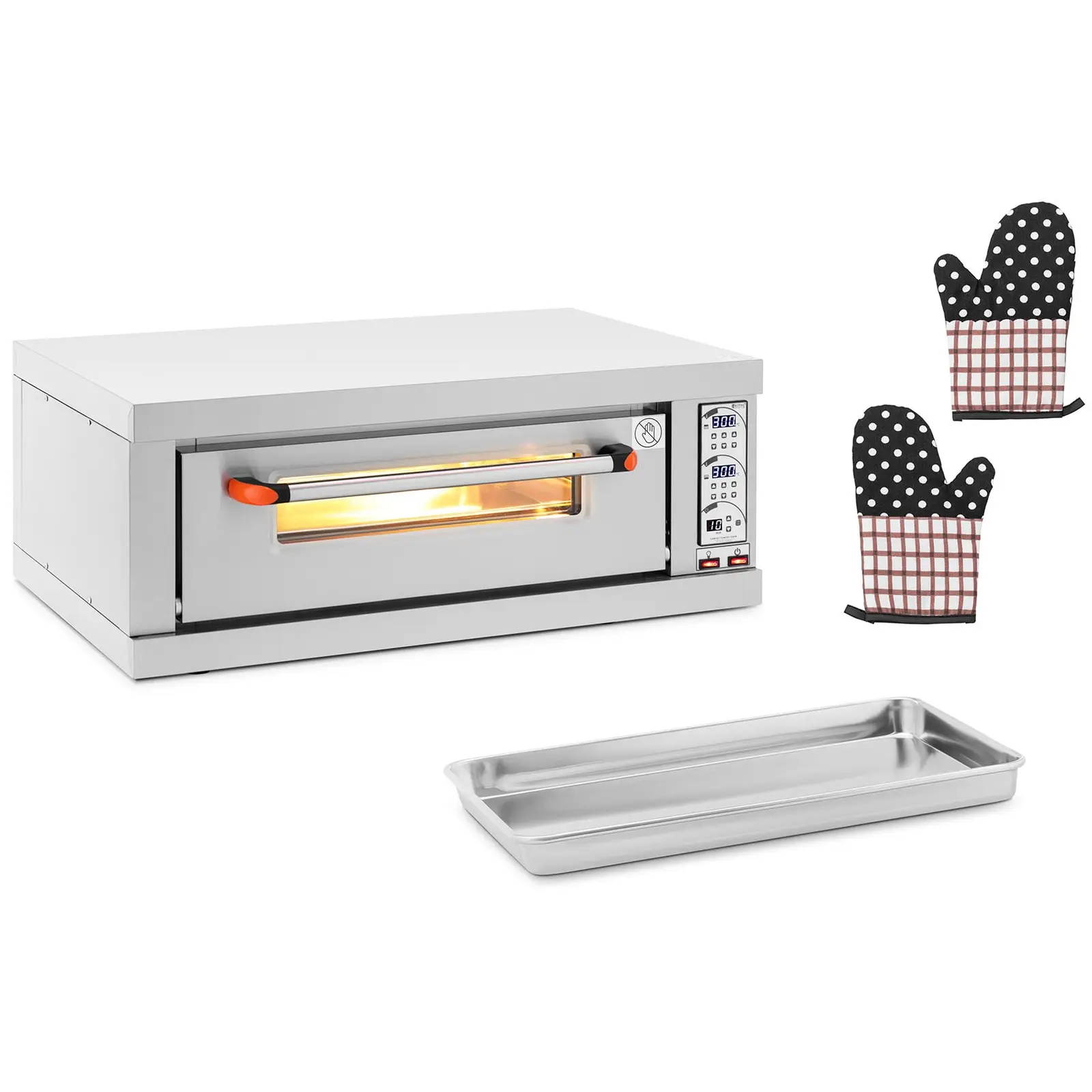 Pizzaugn - 1 kammare - 3200 W - Timer - Royal Catering