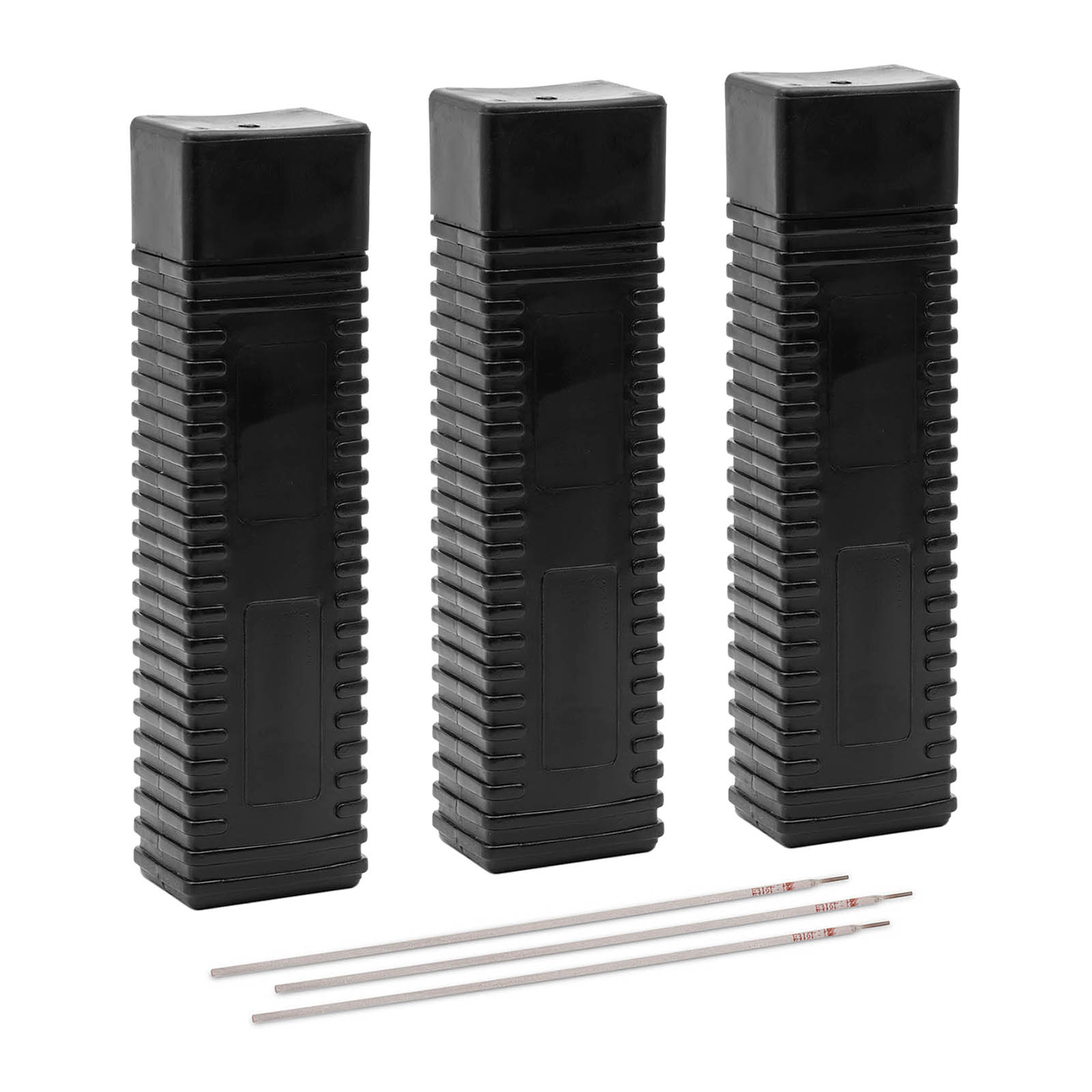 Set med 3 stickelektroder för rostfria stål - E316-L17 - rutilsyra - 2 x 300 mm - 3 x 5 kg