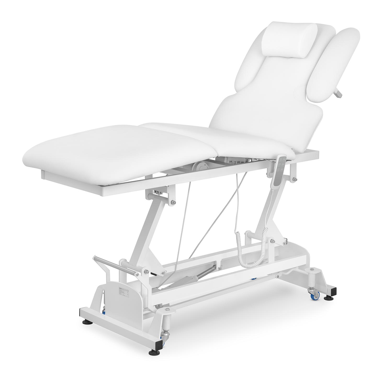 Massagebänk - elektrisk - 100 W - 150 kg - White