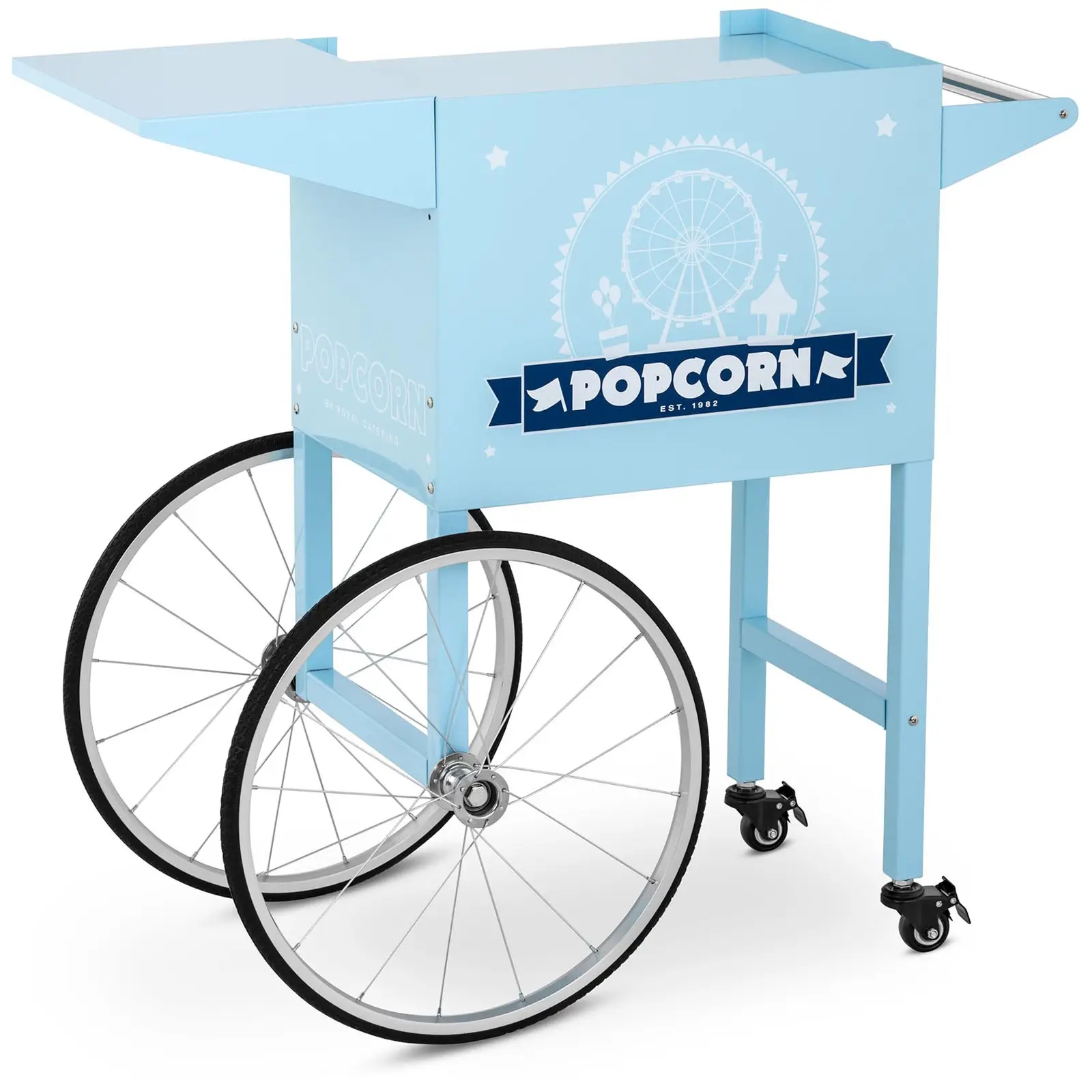 Vagn för popcornmaskin - Blå