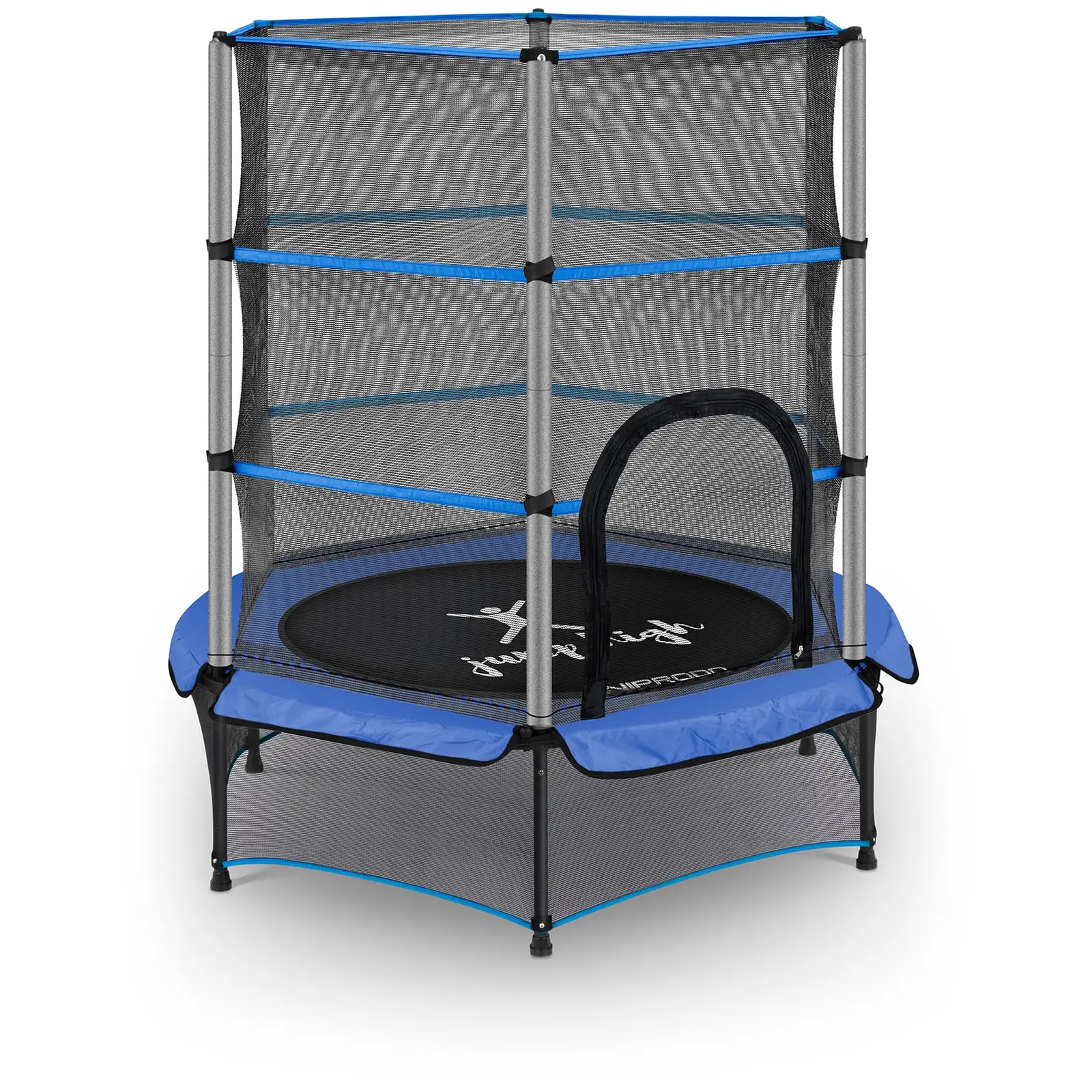 Studsmatta för barn - Med säkerhetsnät - 140 cm - 50 kg - Blå