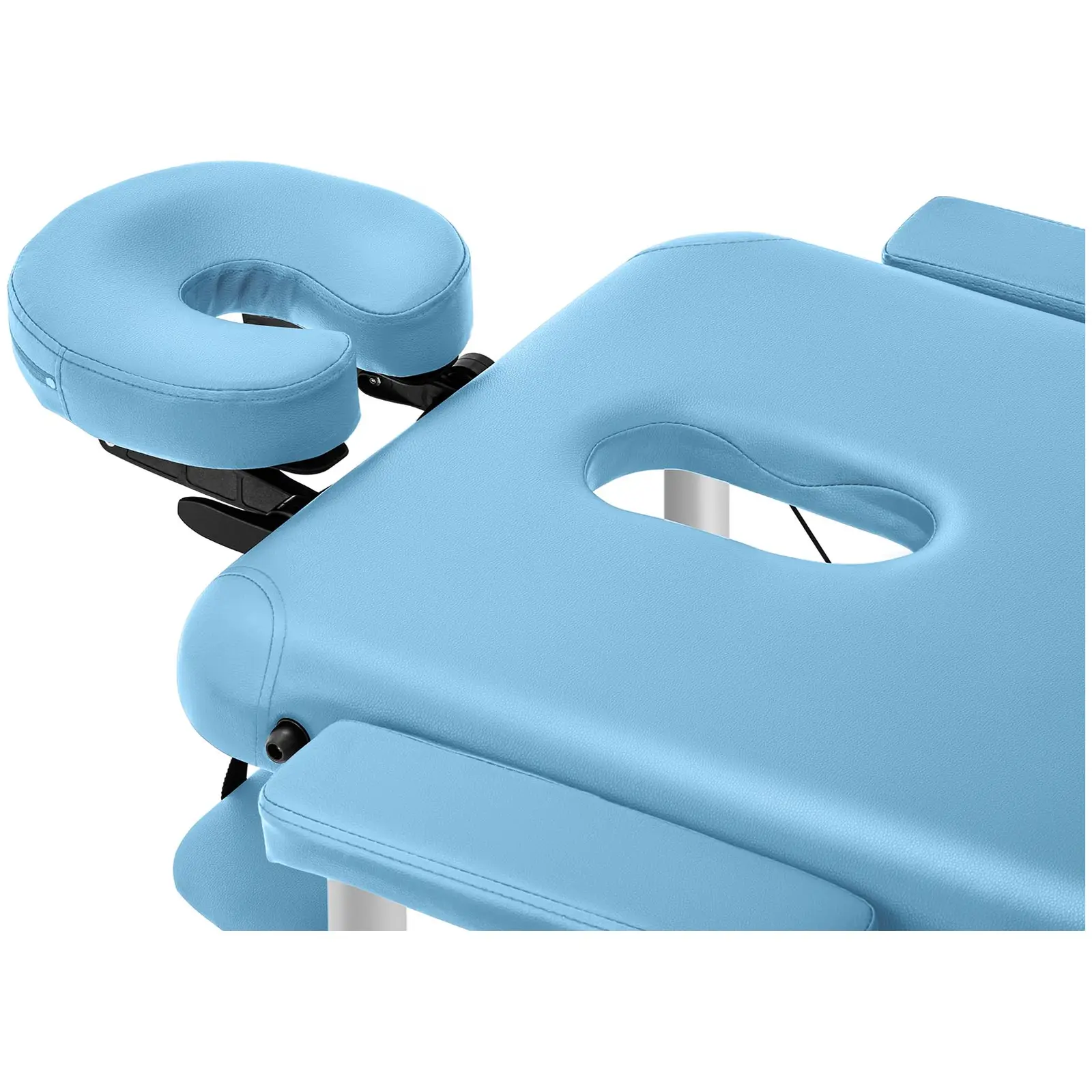 Hopfällbar massagebänk - 185 x 60 x 60-81 cm - 180 kg - Turquoise