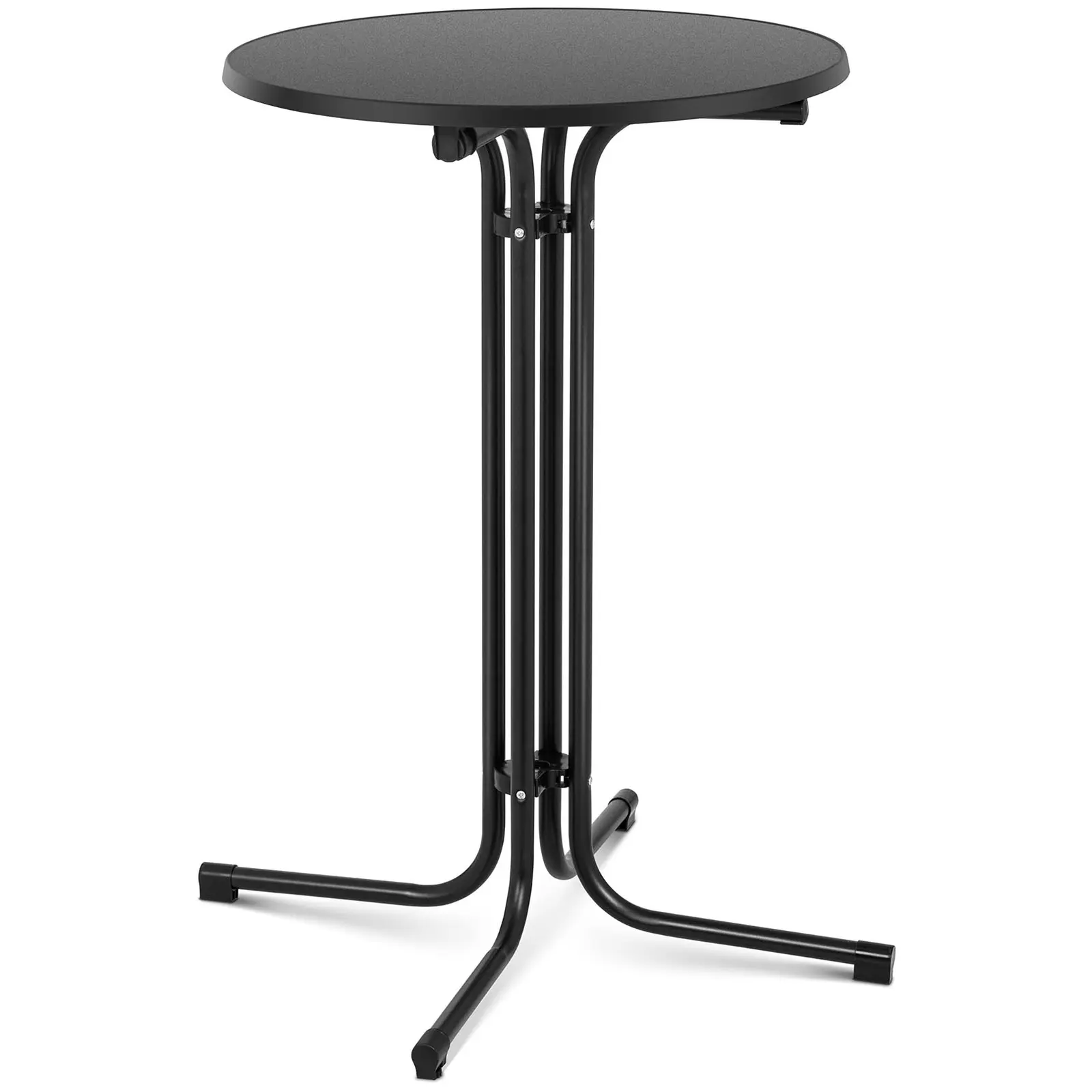 Cafébord - svart - ⌀70 cm - 110 cm