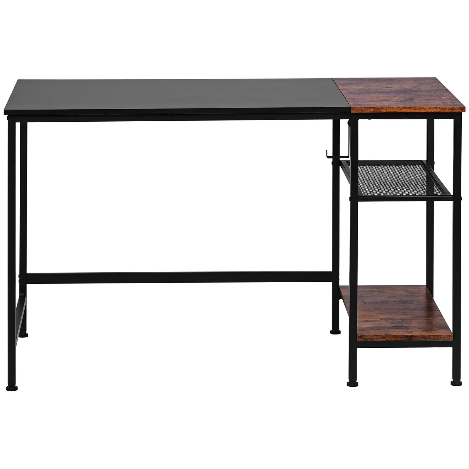 Skrivbord - 120 x 60 cm - 50 kg - Med sidohylla