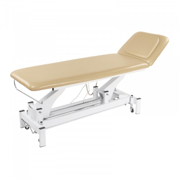 Elektrisk massagebänk - 50 W - 200 kg - Beige