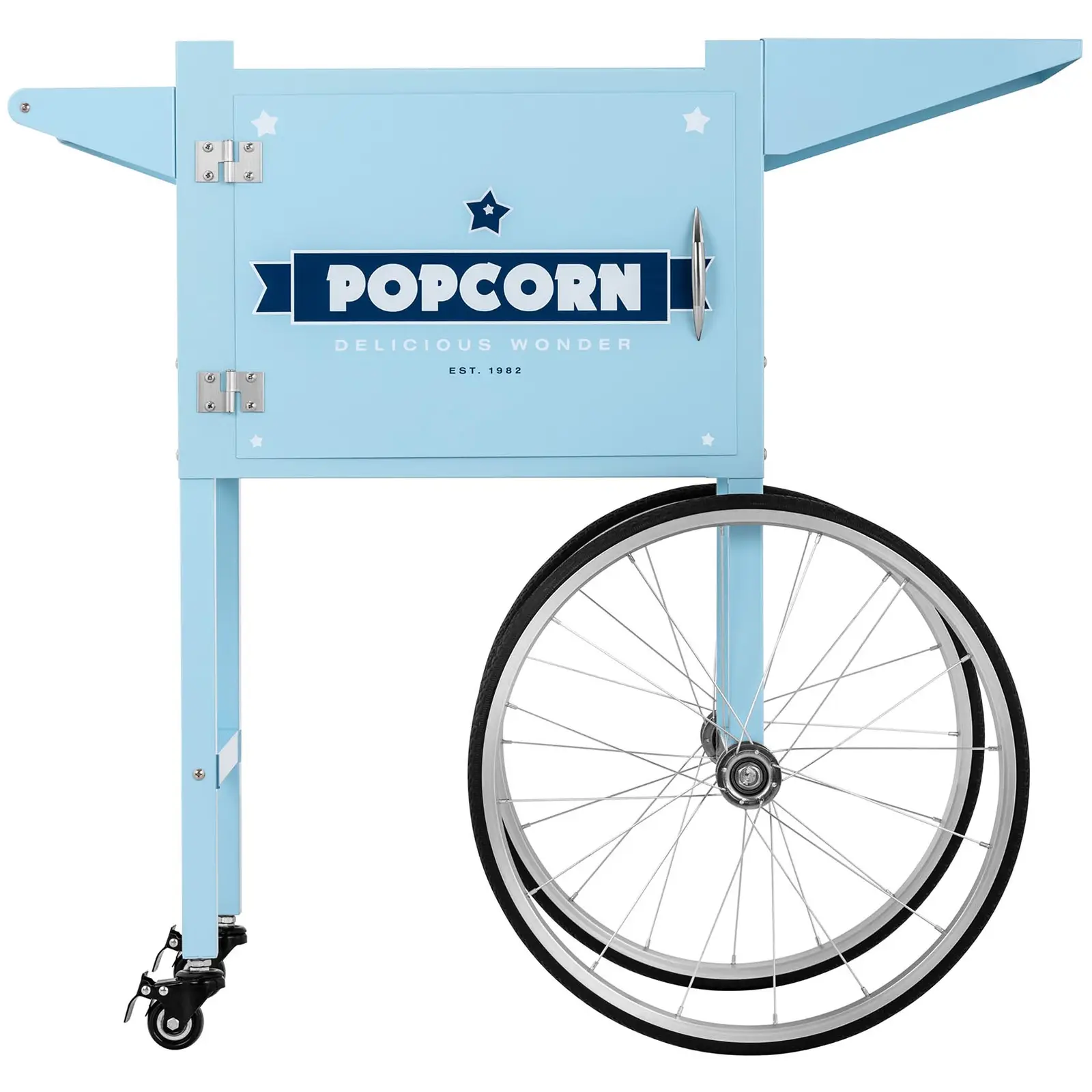 Vagn för popcornmaskin - Blå