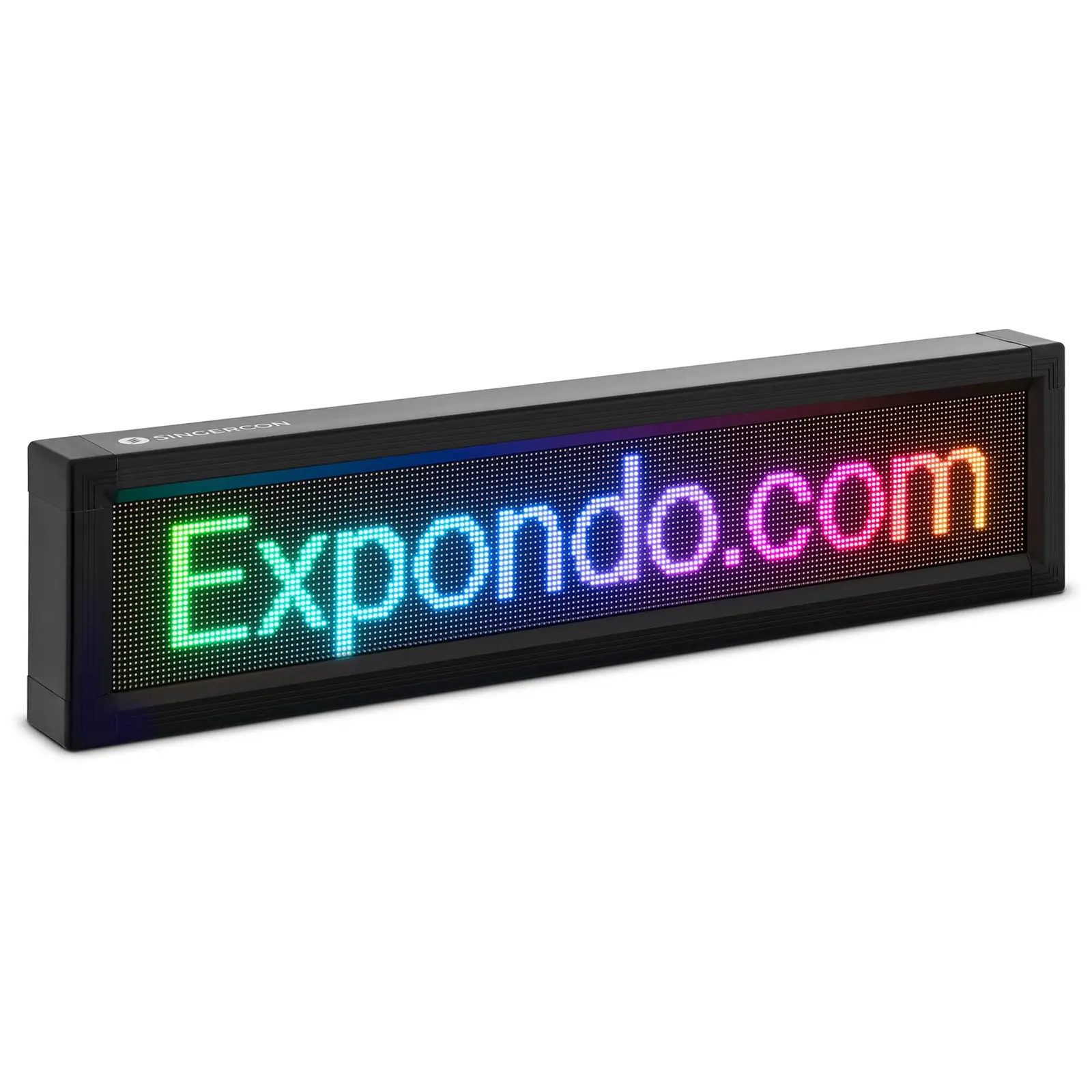 LED-skylt - 192 x 32 färgade LED-dioder - 67 x 19 cm - Programmerbar via iOS/Android