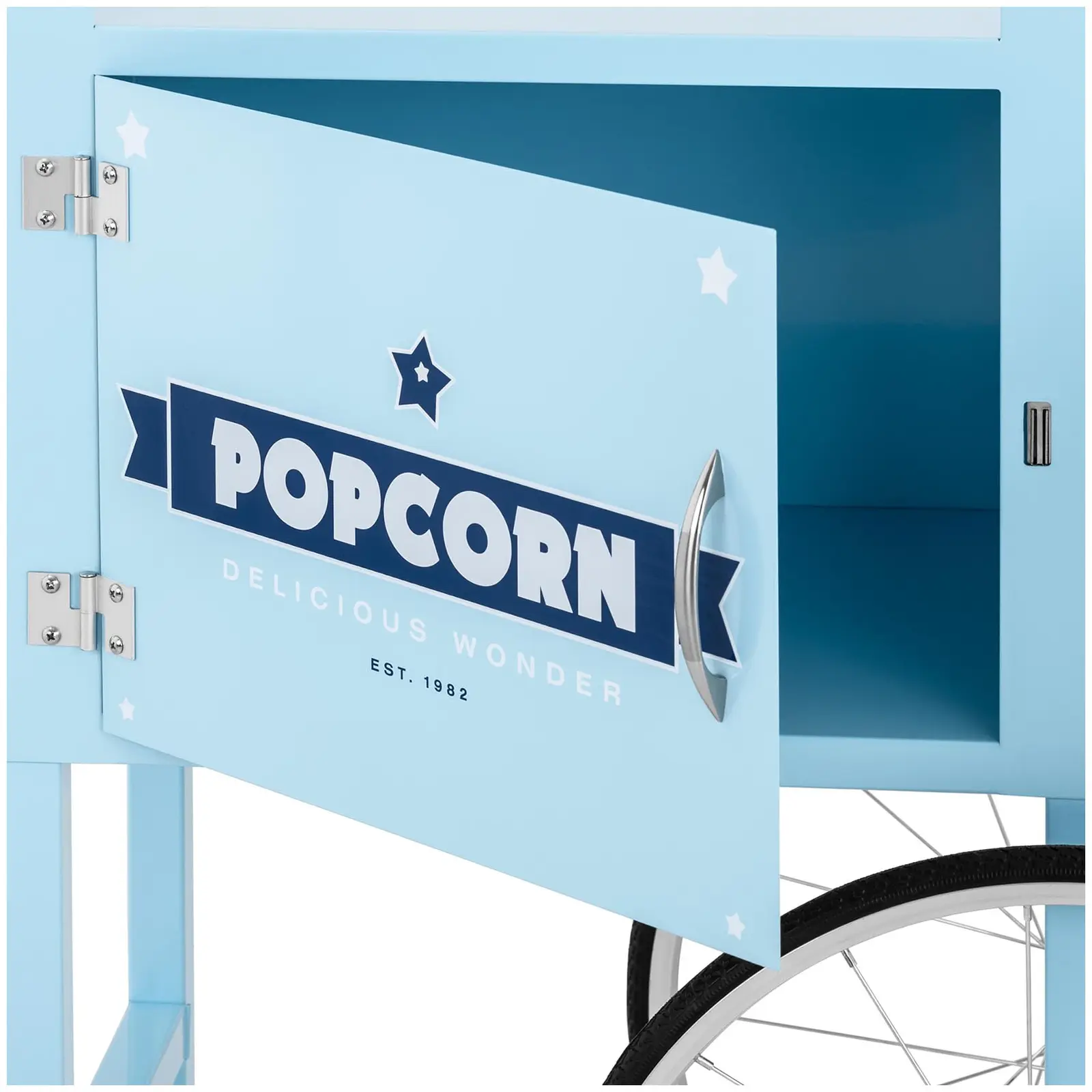 Andrahandssortering Vagn för popcornmaskin - Blå