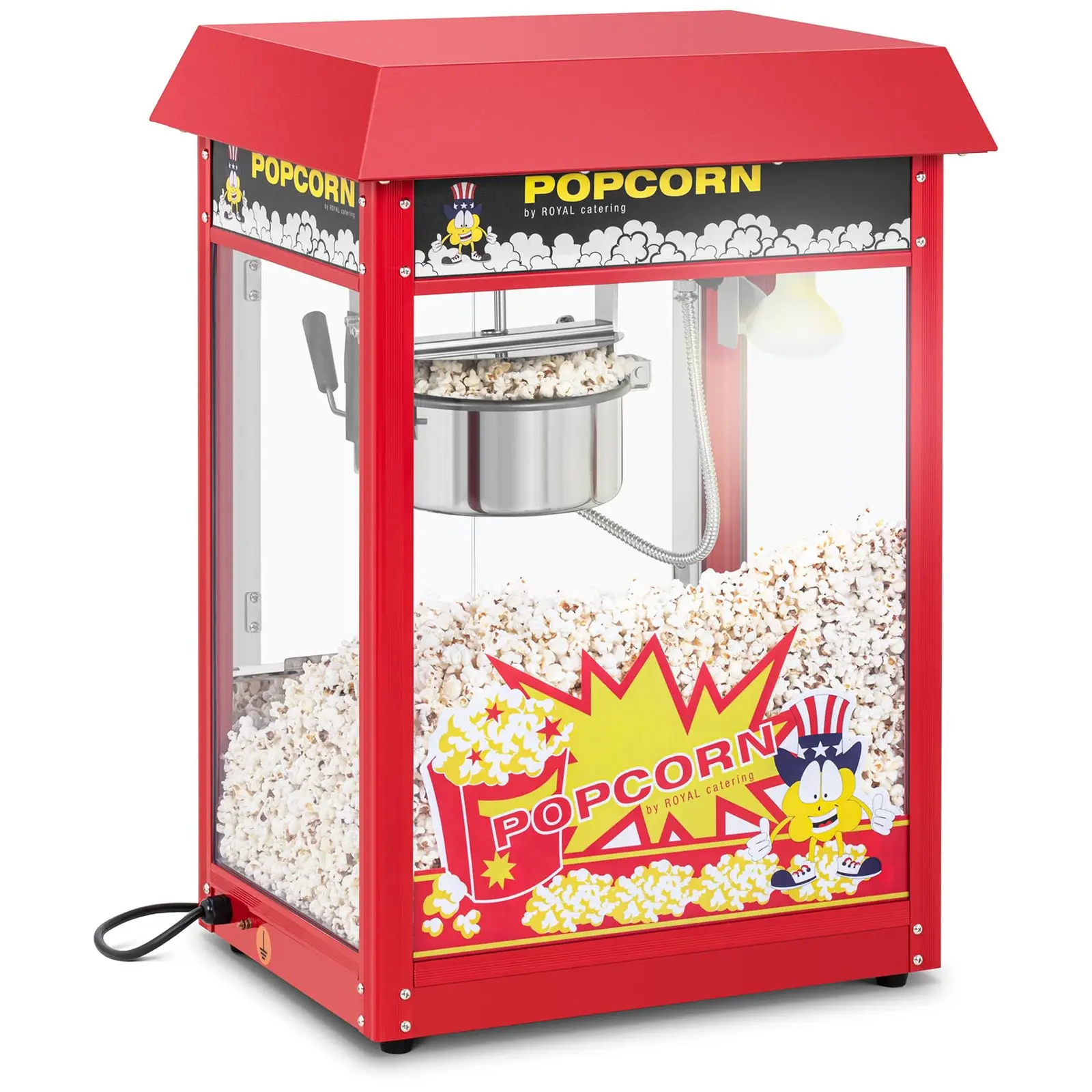 Popcornmaskin - rött tak