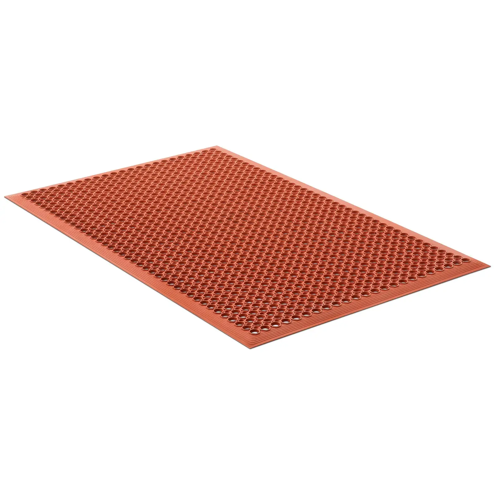 Ringgummimatta - 153 x 92 x 1 cm - Röd
