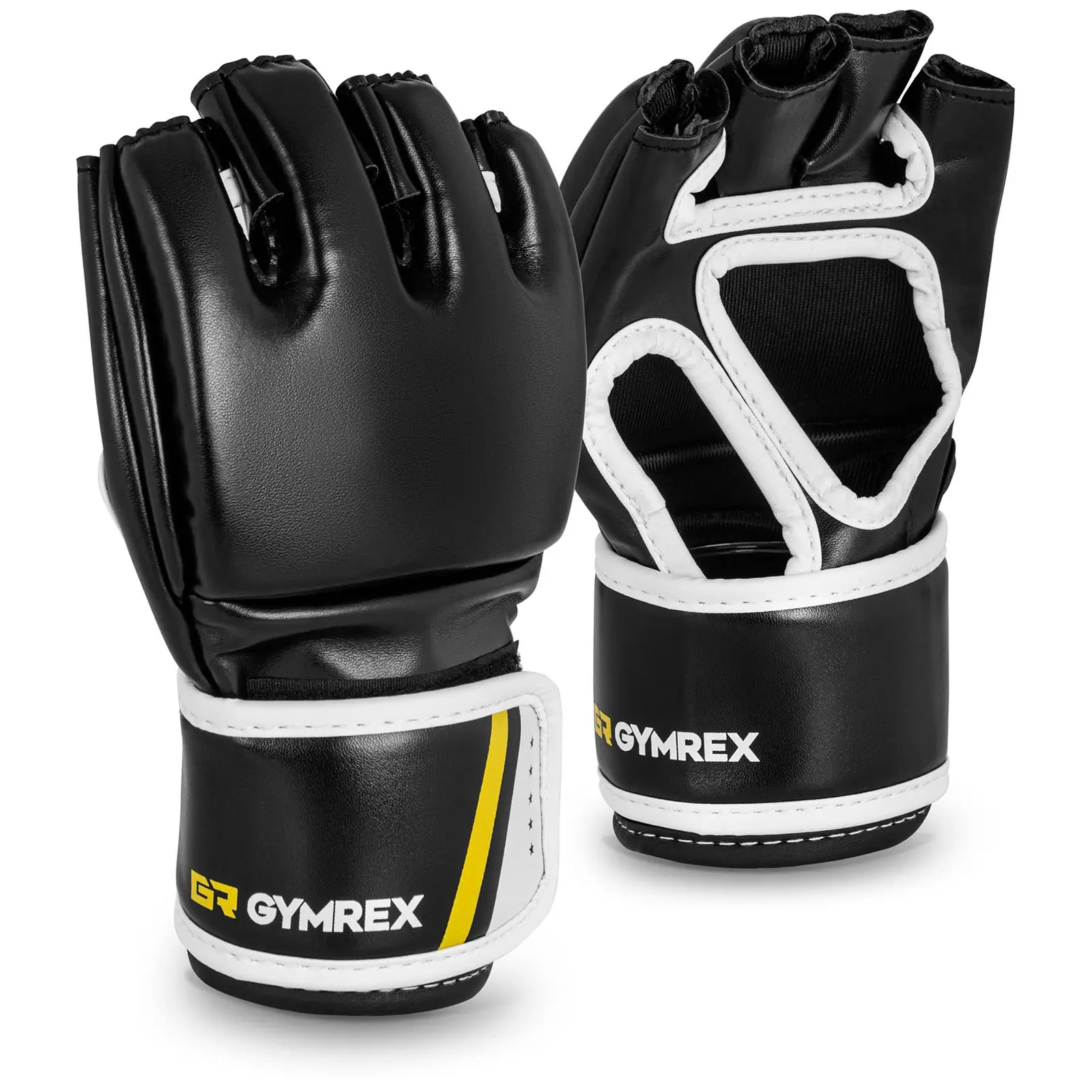 MMA-handskar - Stl. S/M - Svarta - Utan tummar