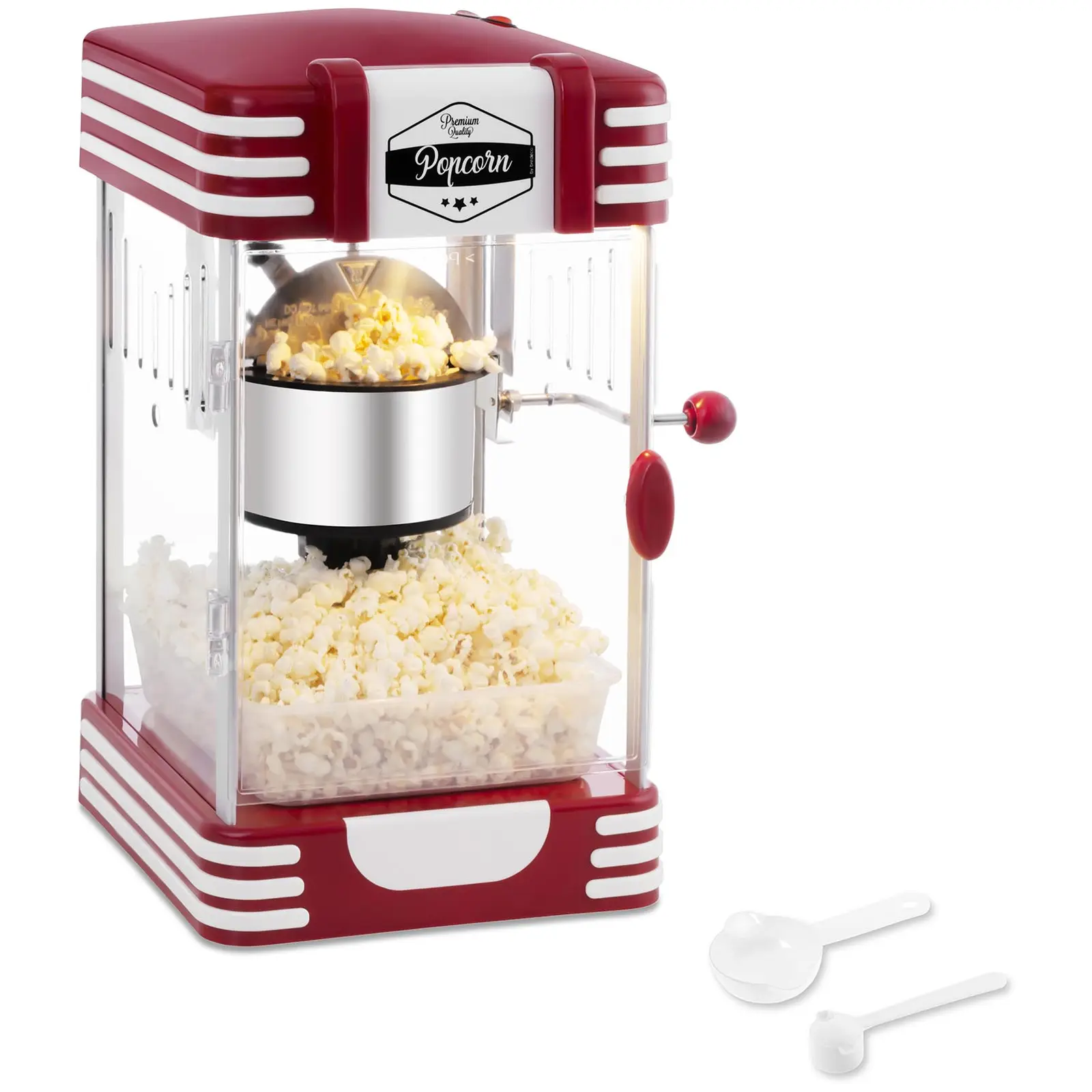 Popcornmaskin - 50-tals retrodesign - Röd