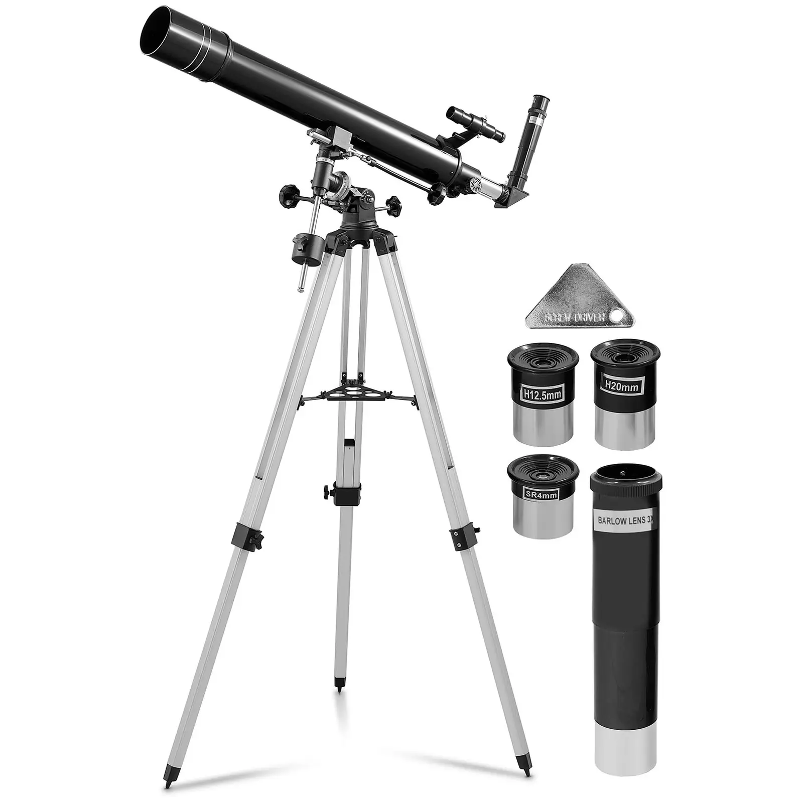 Teleskop - Ø 80 mm - 900 mm - stativ