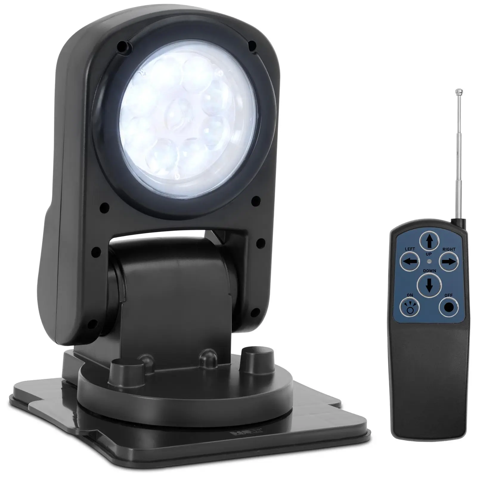LED-strålkastare - 9–32 V - 45 W - 360° vridbar - 180° lutbar - Med fjärrkontroll