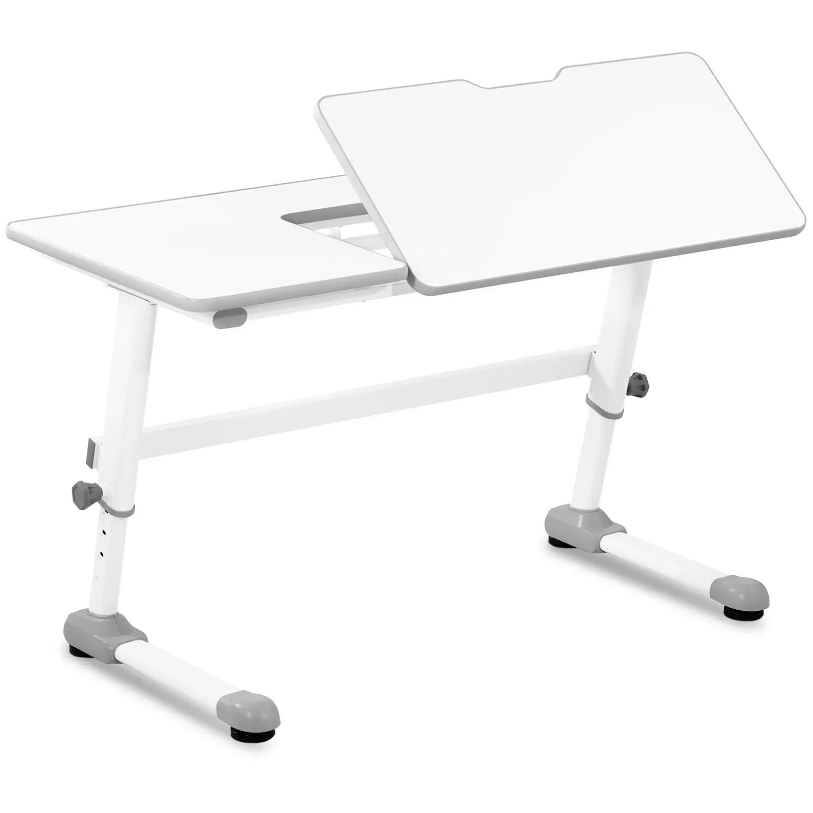 Höj- och sänkbart skrivbord - 120 x 66 cm - 0–50° tiltbar bordsskiva - Höjd: 600–760 mm